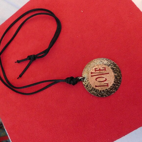 Ladies "LOVE" Rosato Necklace - Made in Italy - Picture 2 of 4